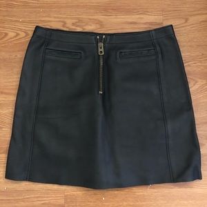Coach skirt 100% cow leather
